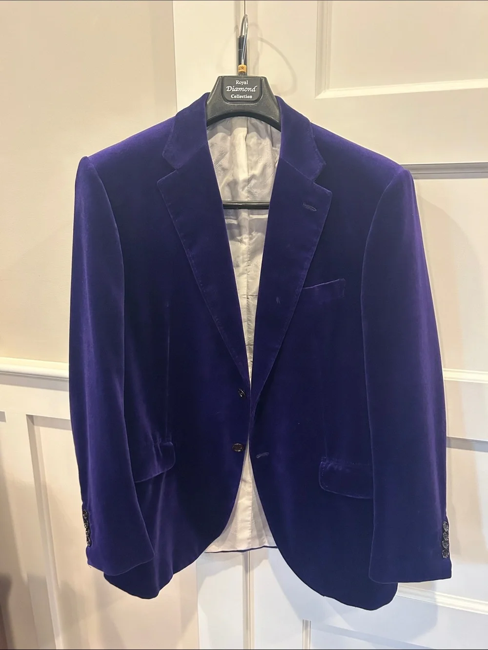 Brioni Men's Velvet Sport Coat in Deep Purple